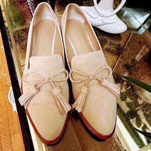 Banana Republic Tasseled Suede Loafers